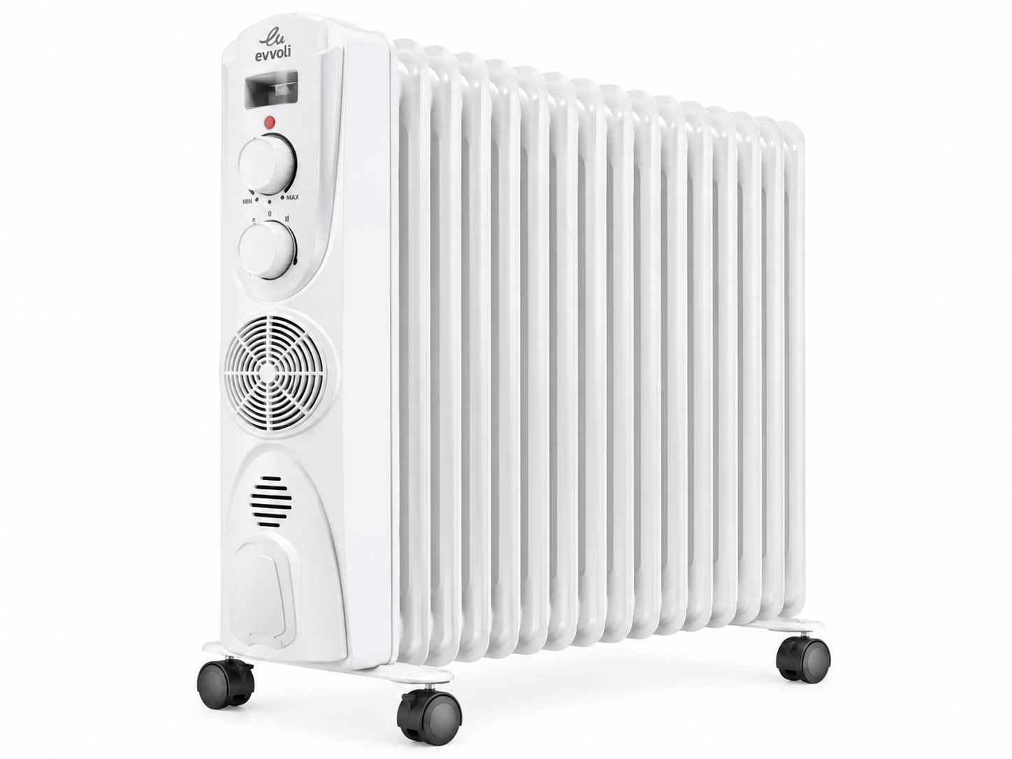 شوفاژ برقی  برند ایوولی مدل EVOH-15F  سفید و مشکی